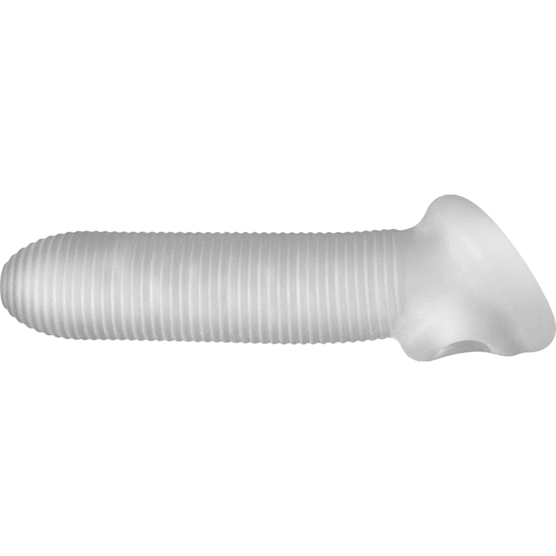 Fat Boy Micro Rib Penis Sheath 6.5 Inch Clear | The Love Shop