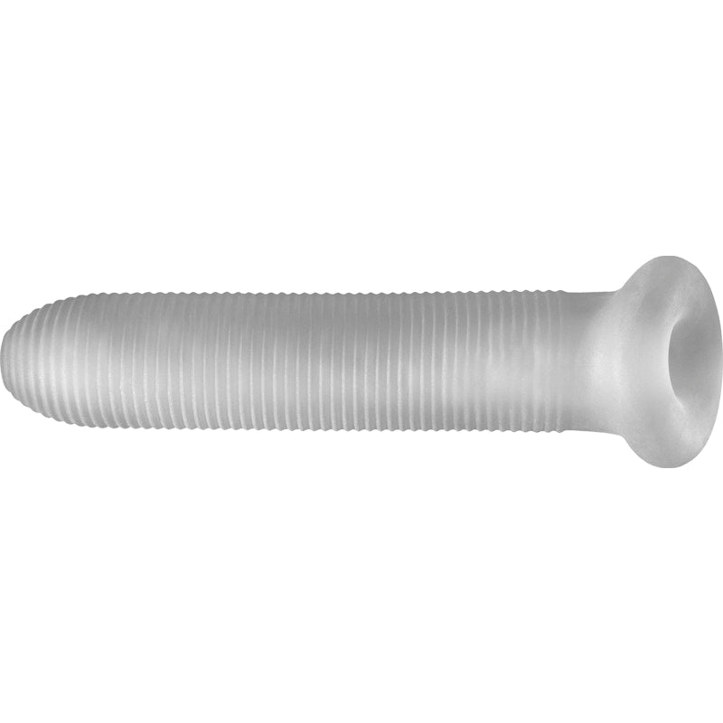 Fat Boy Micro Rib Penis Sheath 7.5 Inch Clear | The Love Shop