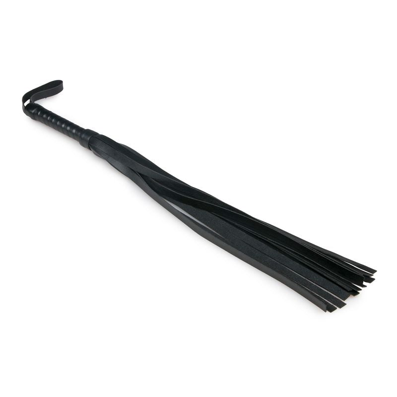 Flogger Whip Leather Black Fetish Collection | The Love Shop