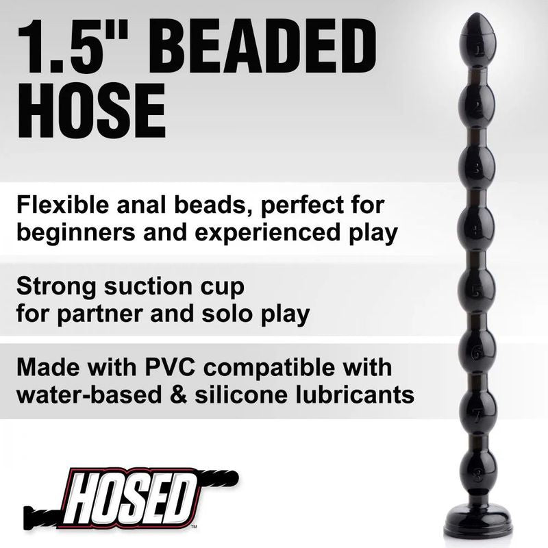 Hosed 19" Beaded Anal Snake – A Daring, Flexible Snake