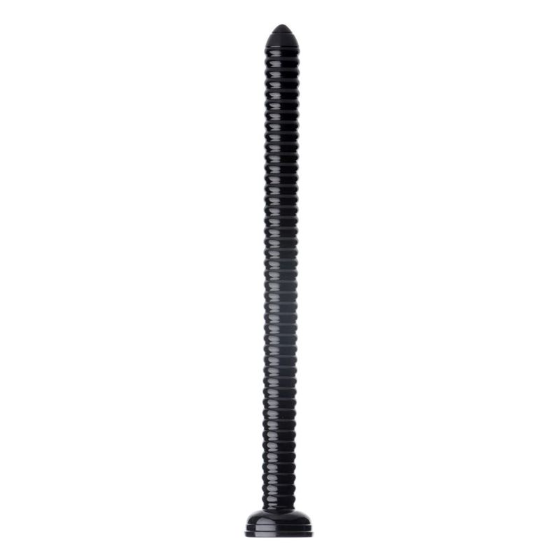 Hosed 19″ Ribbed Anal Snake Dildo - Push Your Limits