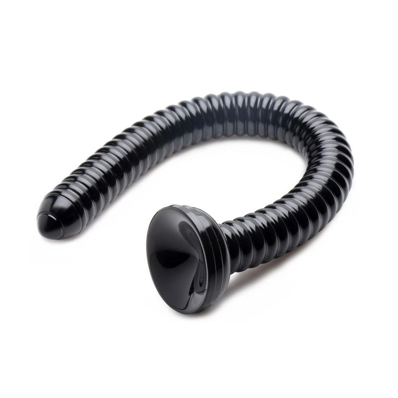 Hosed 19″ Ribbed Anal Snake Dildo - Push Your Limits 