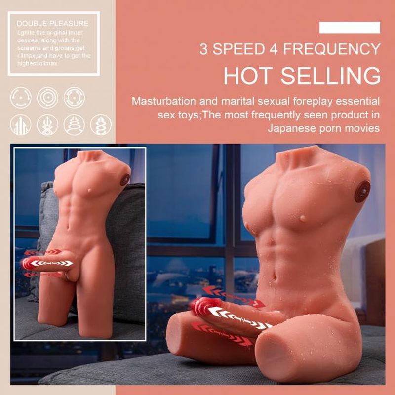 Jason 17cm Thrusting Male Torso – Built to Pound, Made to Please