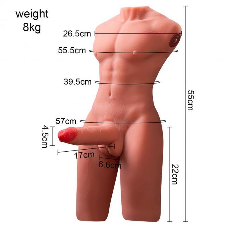 Jason 17cm Thrusting Male Torso – Built to Pound, Made to Please
