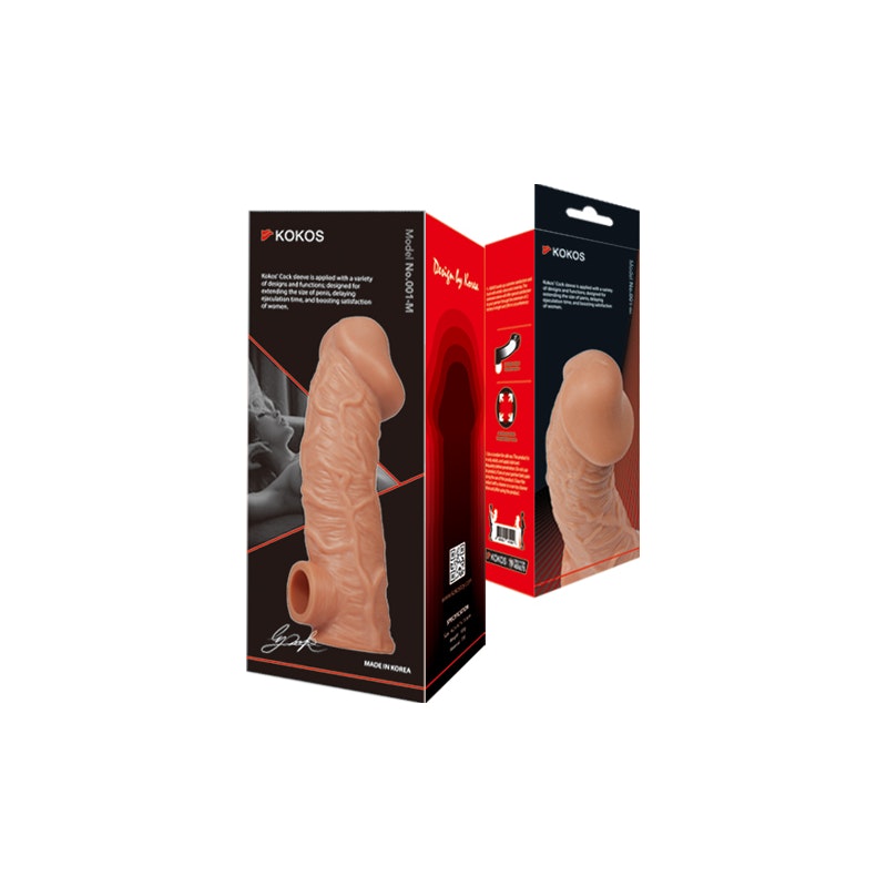 Kokos Cock Sleeve 1 Veiny Medium | The Love Shop