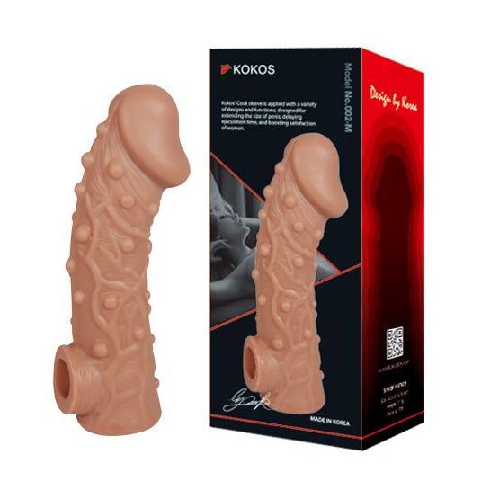 Kokos Cock Sleeve 2 Beaded Texture Large | The Love Shop