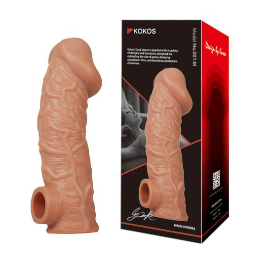 Kokos Veiny Cock Sleeve Extender 1 Large | The Love Shop