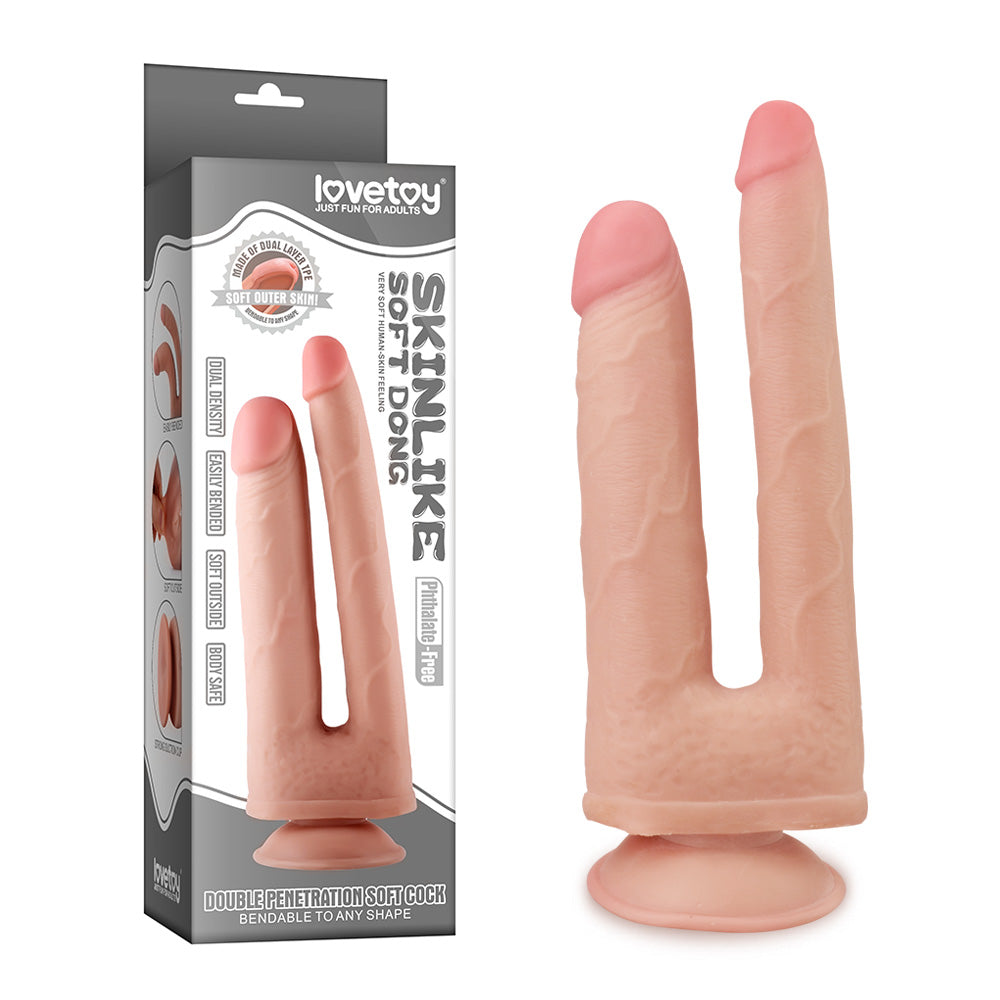 Skin Like Double Penetration Soft Dong
