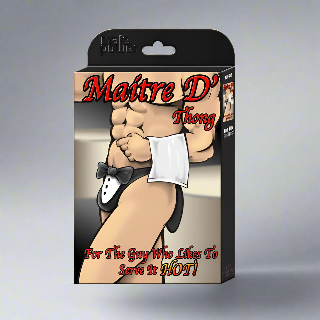 Male Power Maitre D Tux Thong – Dinner Is Served