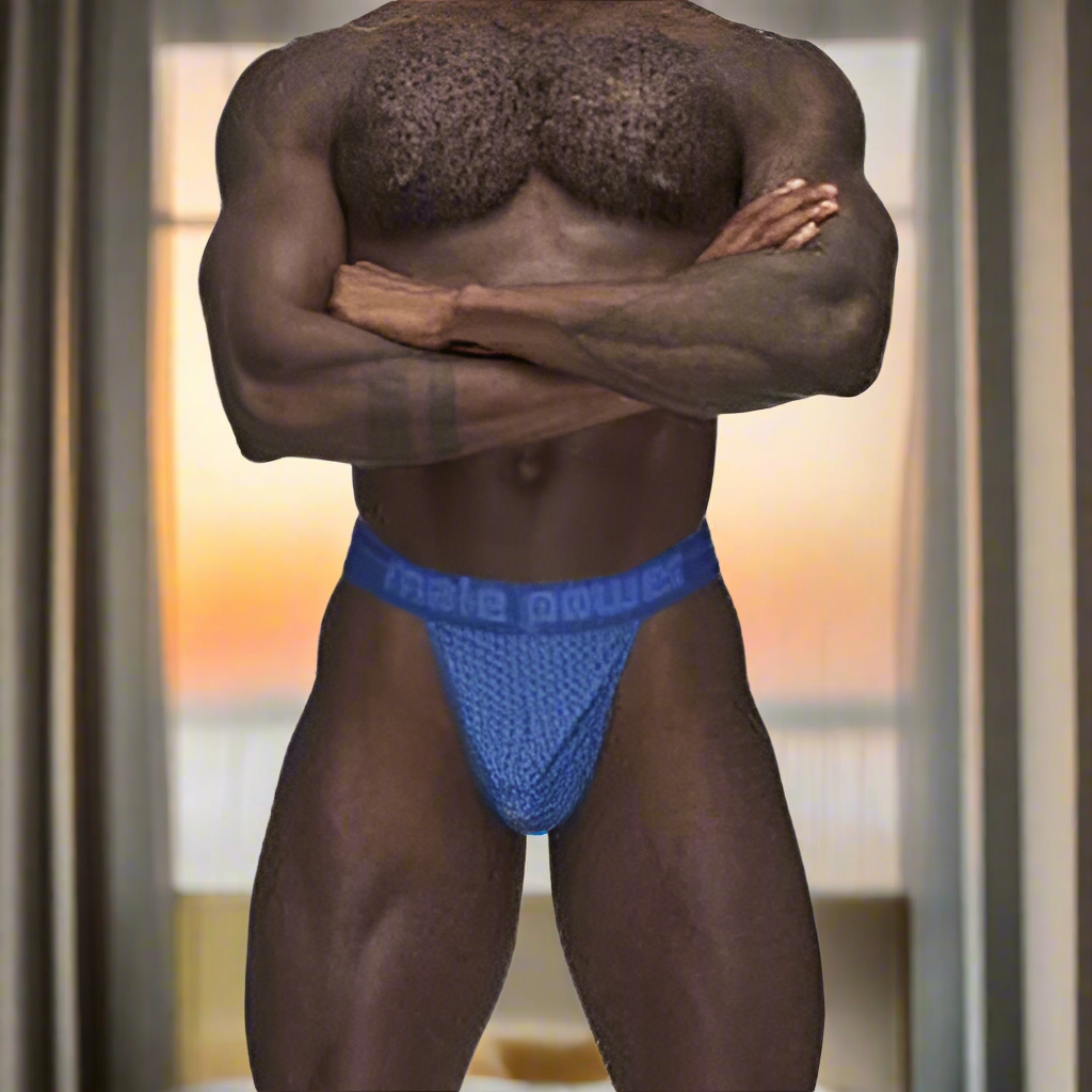 Male Power Sexagon Micro V Thong – Breathable Hex Fit