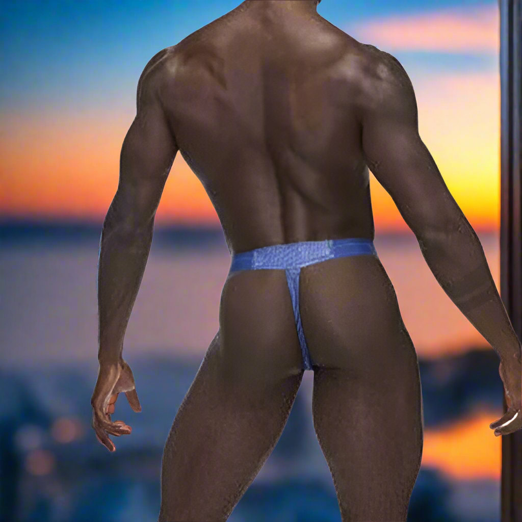 Male Power Sexagon Micro V Thong – Breathable Hex Fit