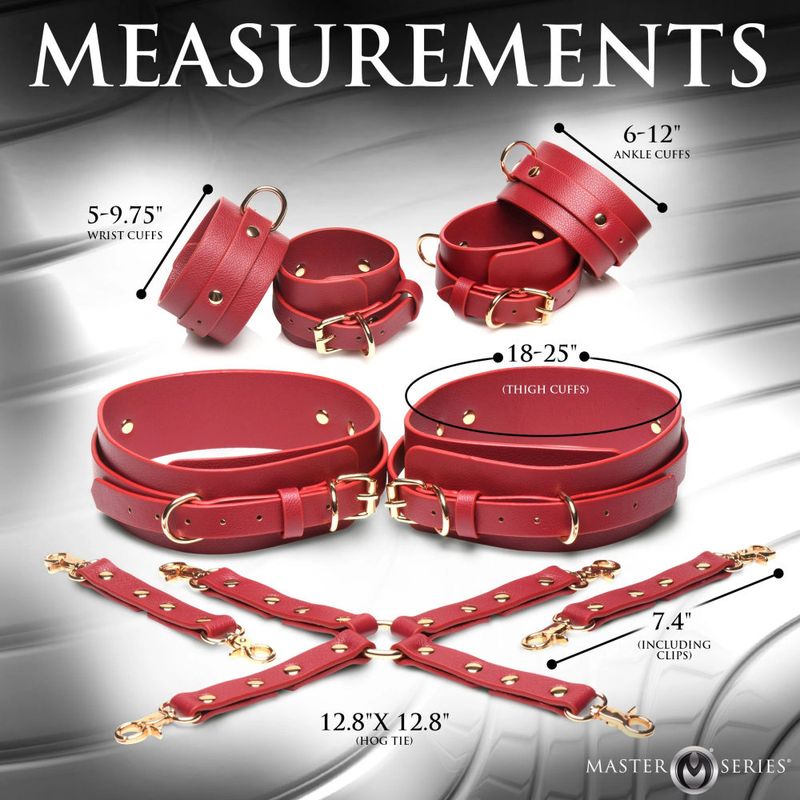 Master Series Crimson Captive Hogtie Set – Bound in Style