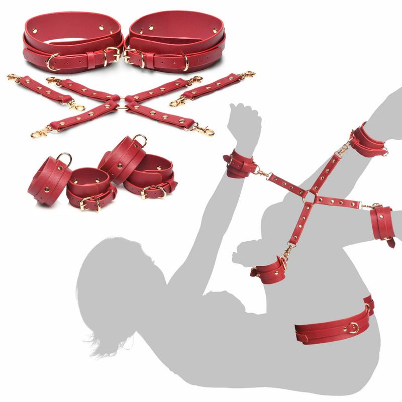 Master Series Crimson Captive Hogtie Set – Bound in Style
