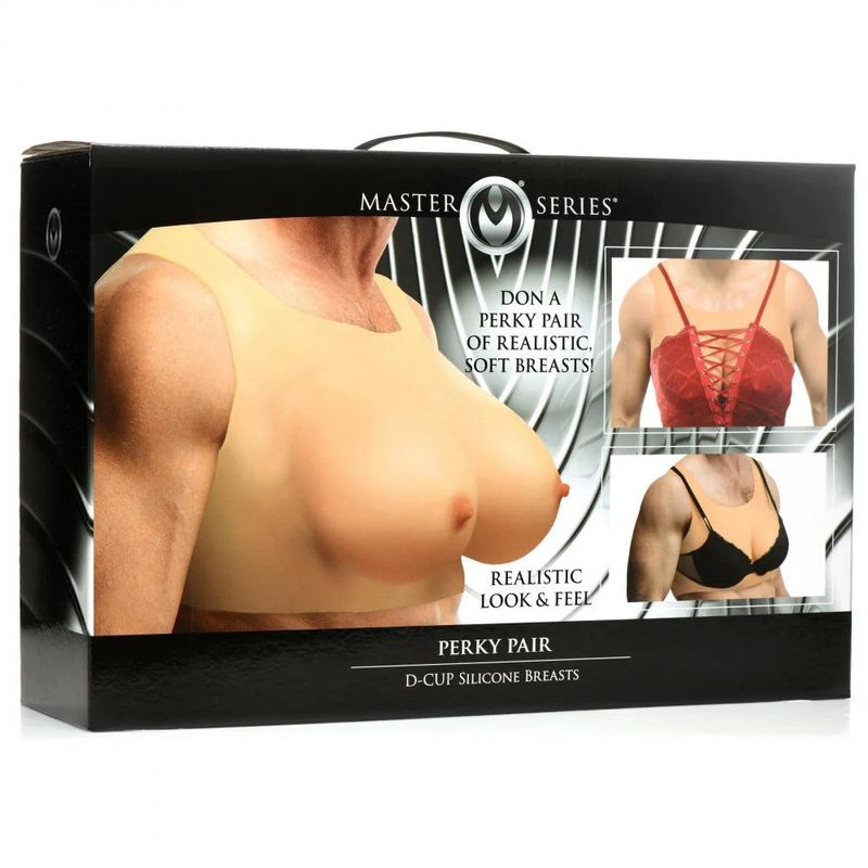 Master Series Perky Pair D Cup Silicone Breasts – Feel the Fantasy
