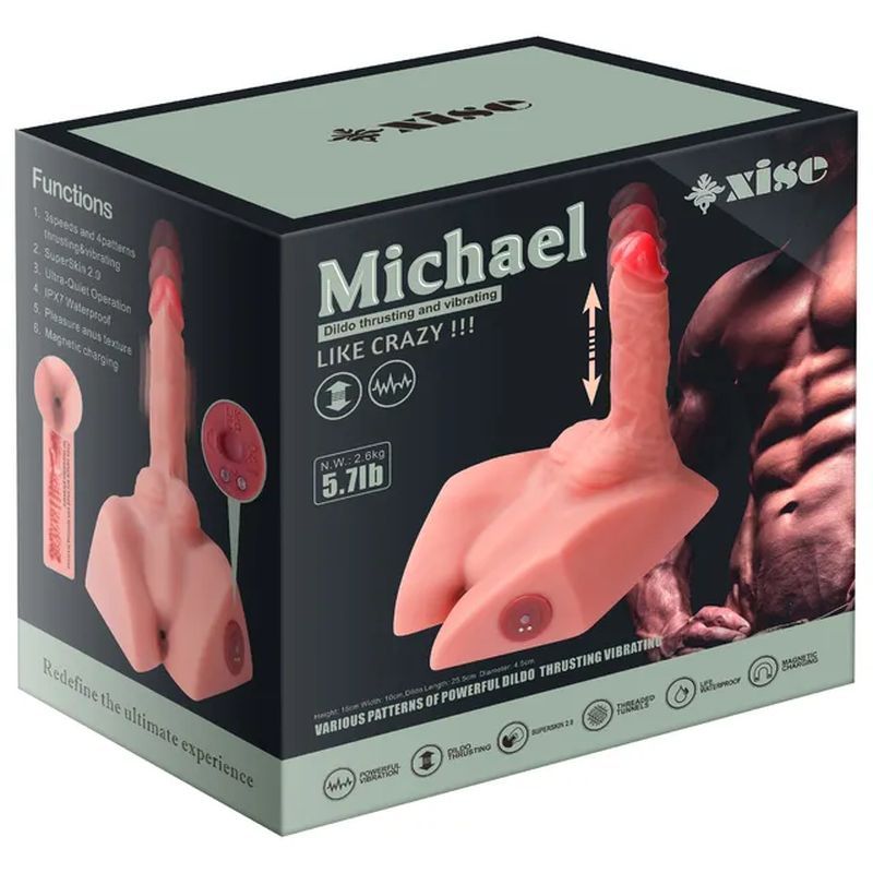 Michael 20cm Thrusting Male Torso – Realistic Cock & Anal Hole