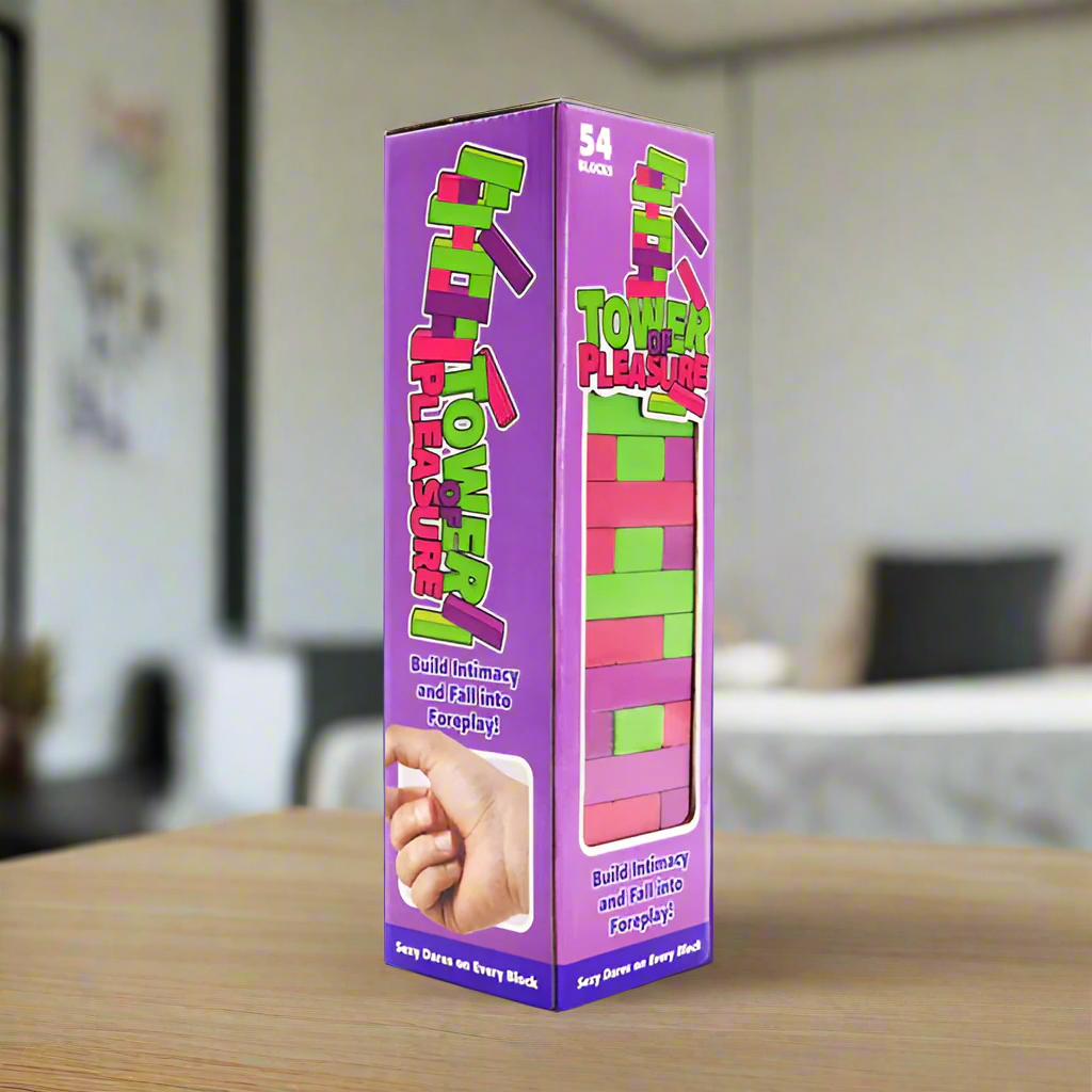 Tower of Pleasure Game Jenga-Inspired Adult Game