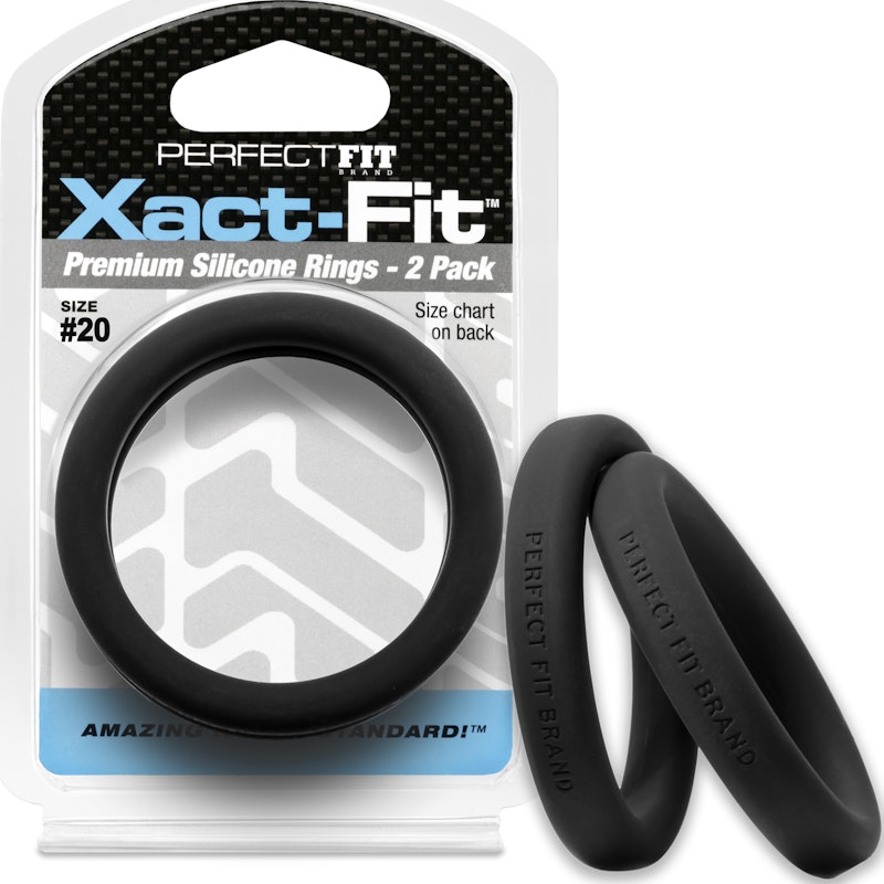 PerfectFit Xact‑Fit Silicone C‑Ring #20 2" – 2 Pack