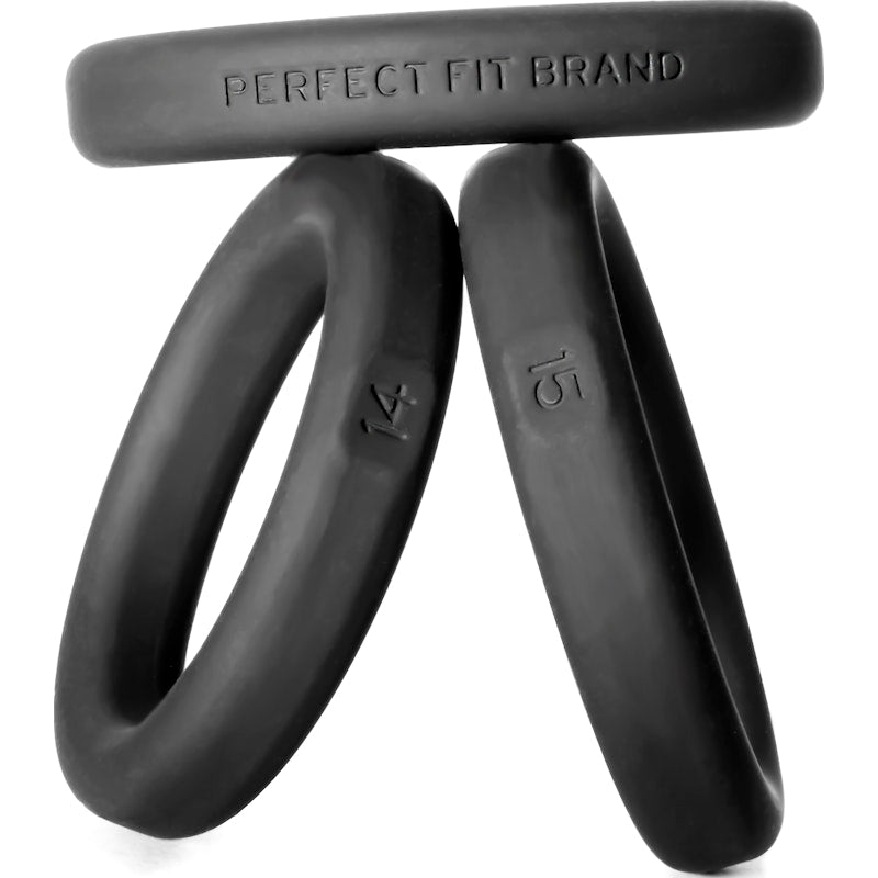 PerfectFit Xact‑Fit Silicone C‑Ring Medium 3‑Ring Kit (#14–#16)