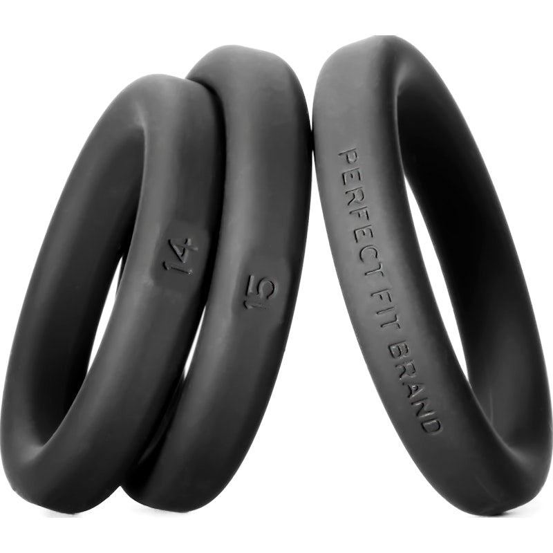 PerfectFit Xact‑Fit Silicone C‑Ring Medium 3‑Ring Kit (#14–#16)