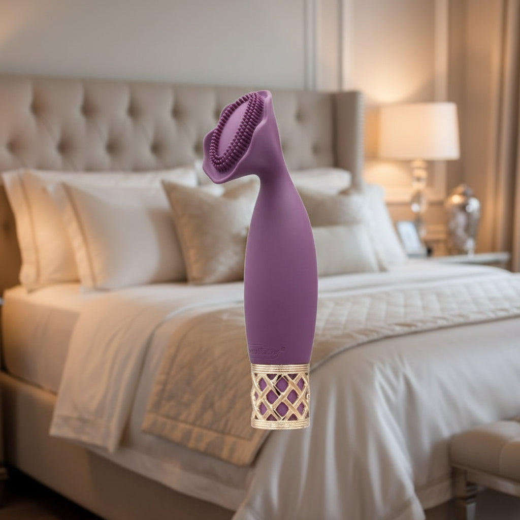 Pillow Talk Secrets Passion Massager – Bristles, Buzz & Arousal