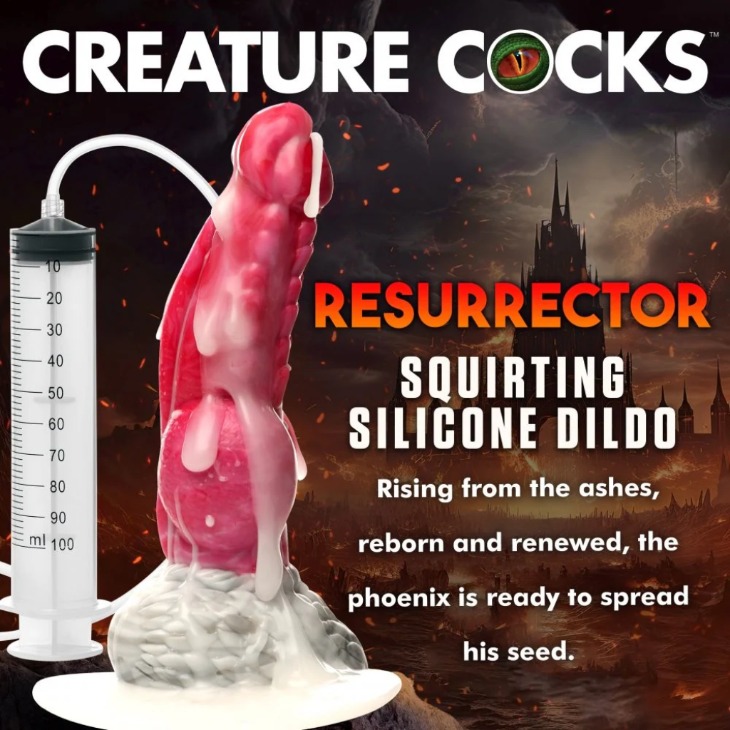 Resurrector Phoenix Squirting Fantasy Dildo Creature Cocks