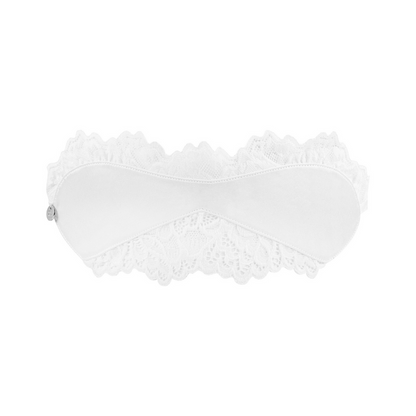 Delicate Lace Eye Mask Amor Blanco One Size White