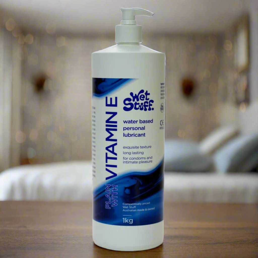 Wet Stuff Plain Lube with Vitamin E Pump 1kg