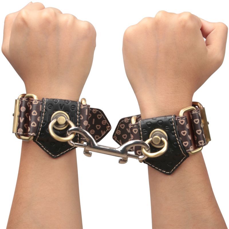 Rebellion Reign Faux Leather Handcuffs | The Love Shop