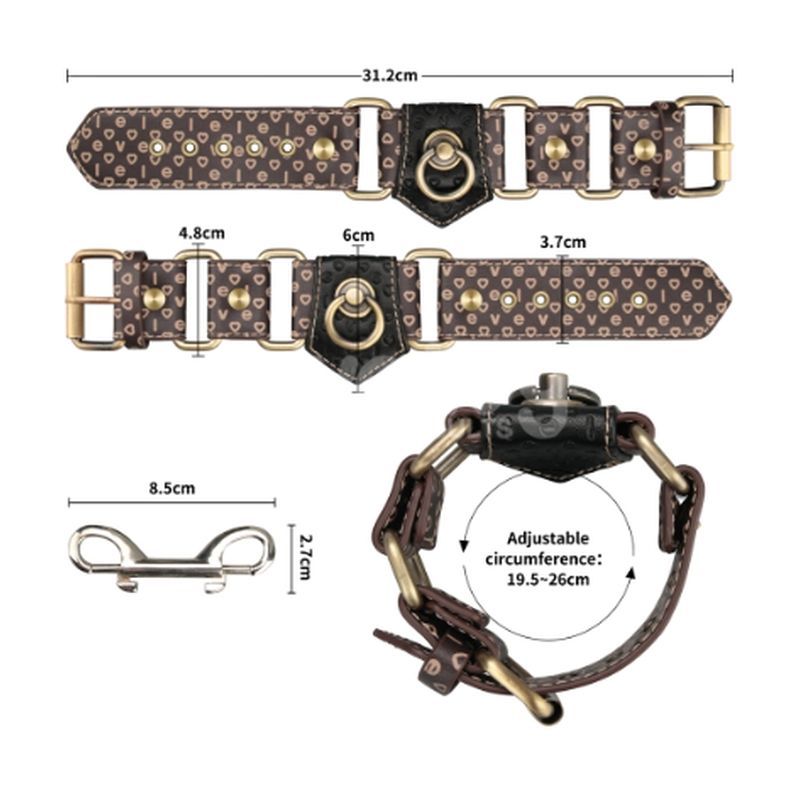 Rebellion Reign Faux Leather Handcuffs | The Love Shop