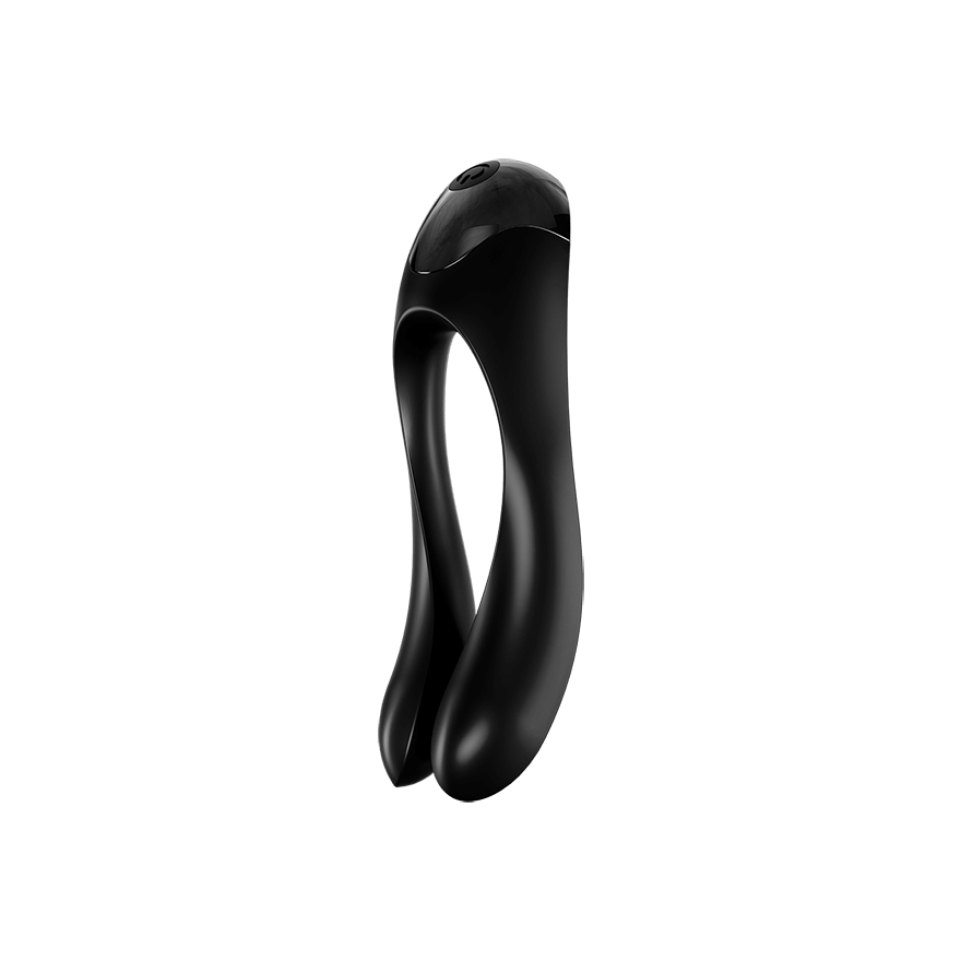 Satisfyer Candy Cane Finger Vibrator Waterproof Black