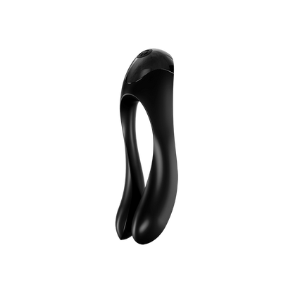 Satisfyer Candy Cane Finger Vibrator Waterproof Black