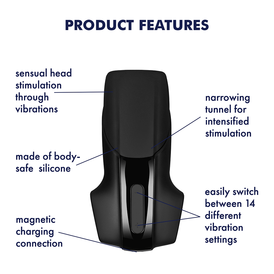 Satisfyer Men Vibration Intense Edging and Oral Simulation