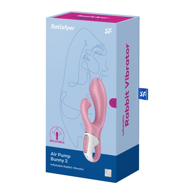 Satisfyer Air Pump Bunny 2 – Inflatable G-Spot Vibes With Dual Power