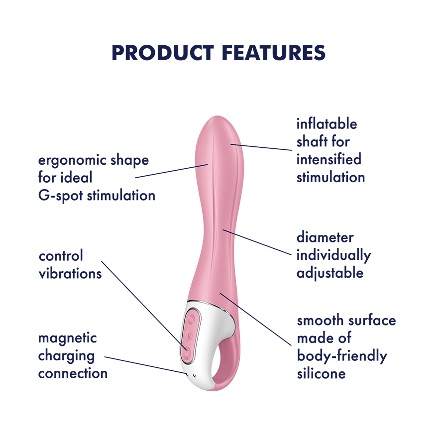 Satisfyer Air Pump Vibrator 2 – Inflatable G-Spot Teaser With 12 Vibes