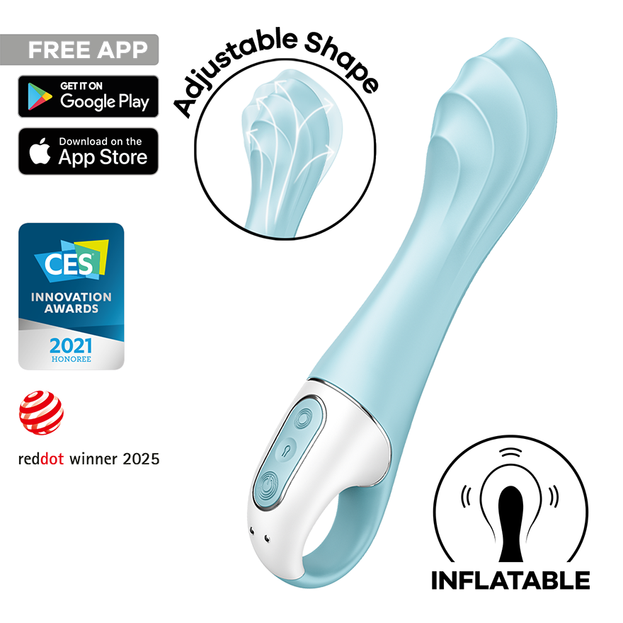 Satisfyer Air Pump Vibrator 5 – App-Controlled Inflatable G-Spot Fun