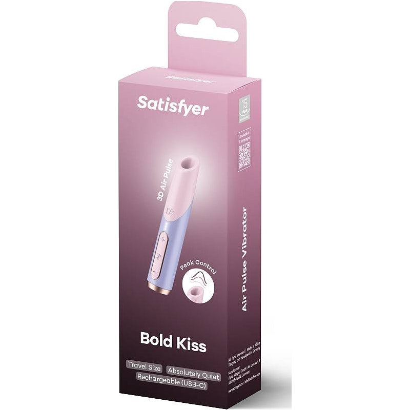Satisfyer Bold Kiss – Discreet Deep Pulse Clitoral Massager