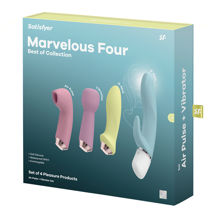 Satisfyer Marvelous Four Vibrator Set – One Base, Four Sensations