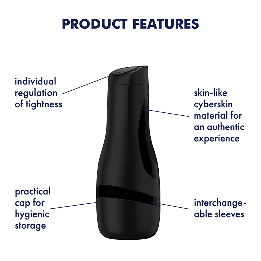 Satisfyer Men Classic Manual Stroker With Adjustable Suction