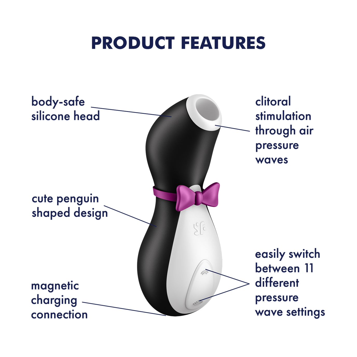 Satisfyer Penguin – Dressed to Please in Tuxedo Style