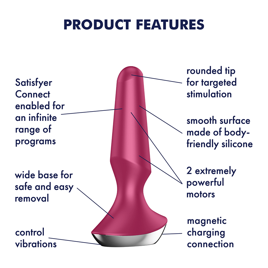Satisfyer Plug-ilicious 2 – App-Controlled Rumble, Your Way