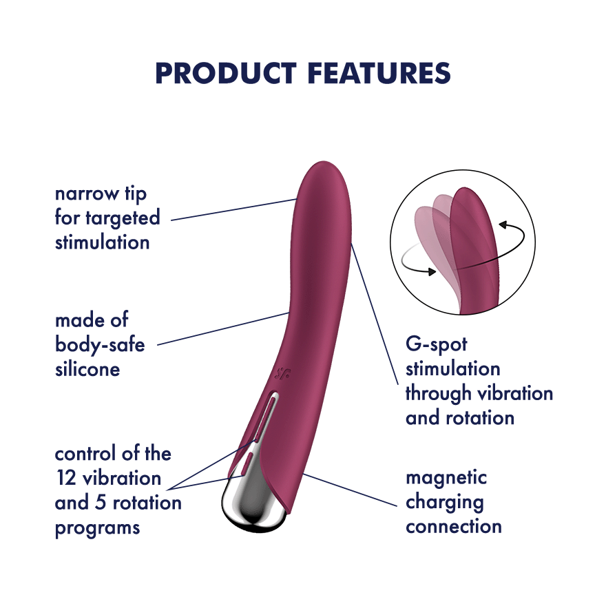 Satisfyer Spinning Vibe – Rotating G-Spot Vibe