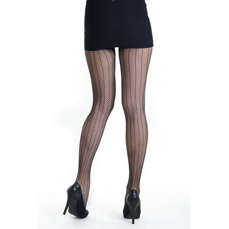 Sensual Arrow Mesh Tights – Luxe, Edgy, and Unforgettable
