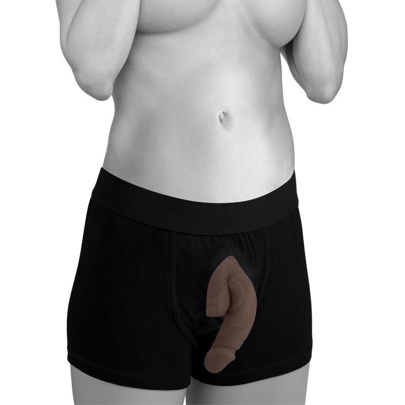 Strap U 6.5” Large Bulge Soft Packer Dildo - Medium Skin Tone