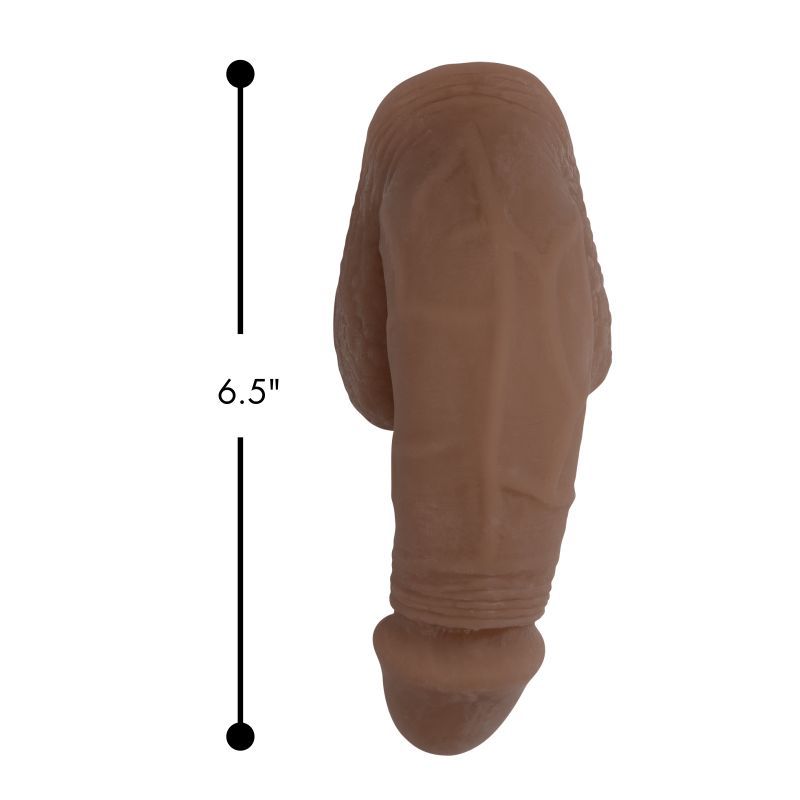 Strap U 6.5” Large Bulge Soft Packer Dildo - Medium Skin Tone