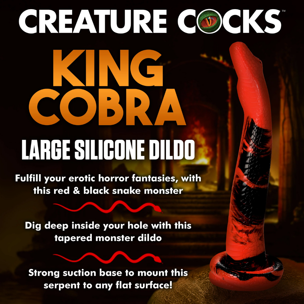 King Cobra Large 14inch Fantasy Dildo Creature Cocks