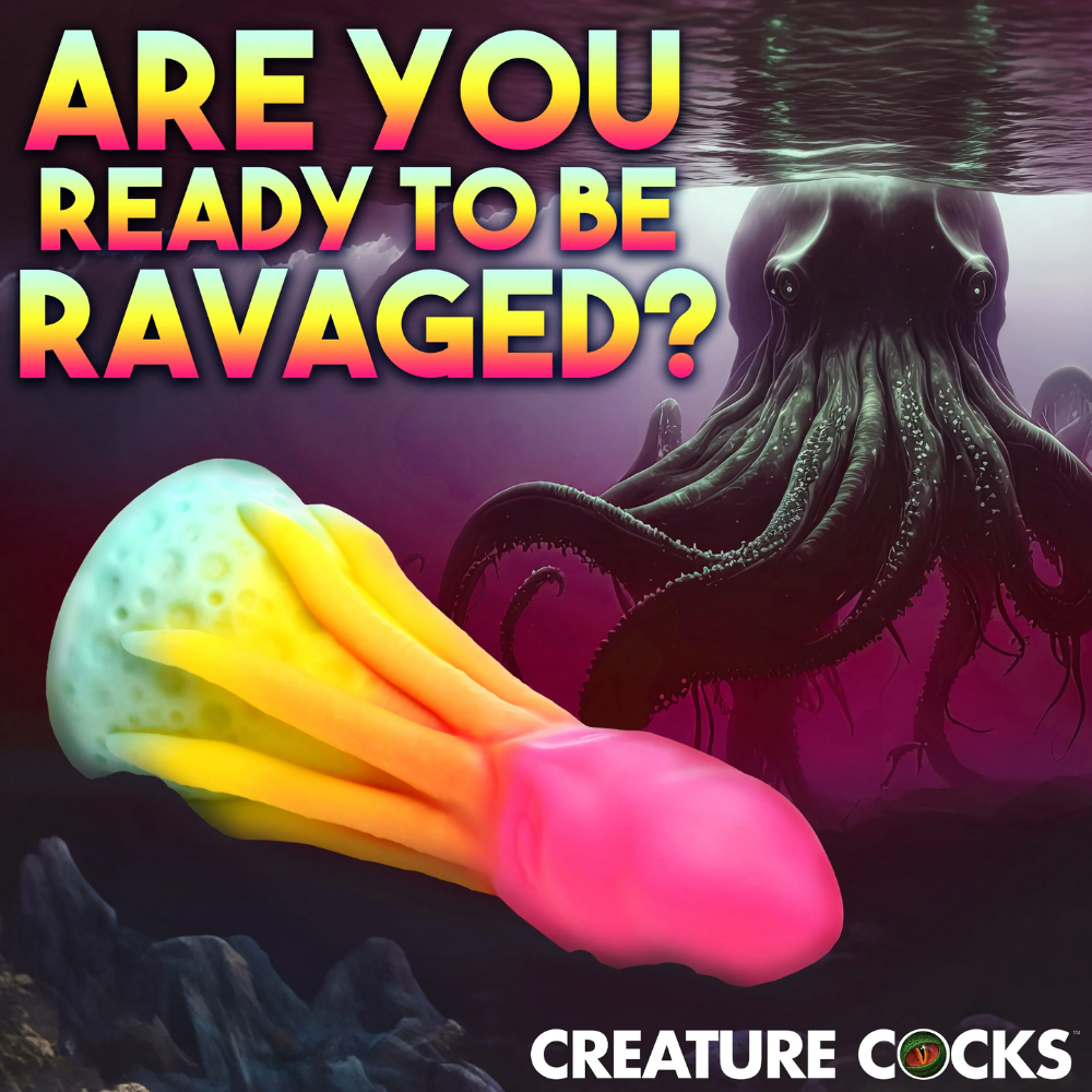 King Kraken Rainbow Squid Fantasy Dildo Creature Cocks