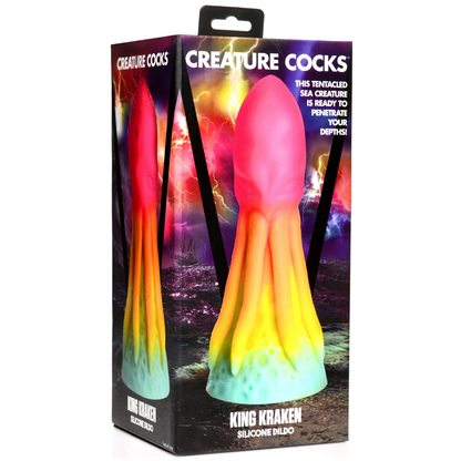 King Kraken Rainbow Squid Fantasy Dildo Creature Cocks