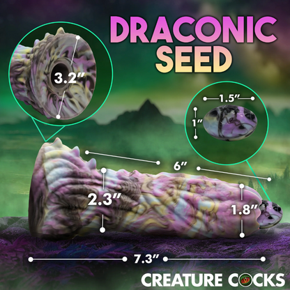 Dragon Spawn Ovipositor Fantasy Dildo & Eggs Creature Cocks