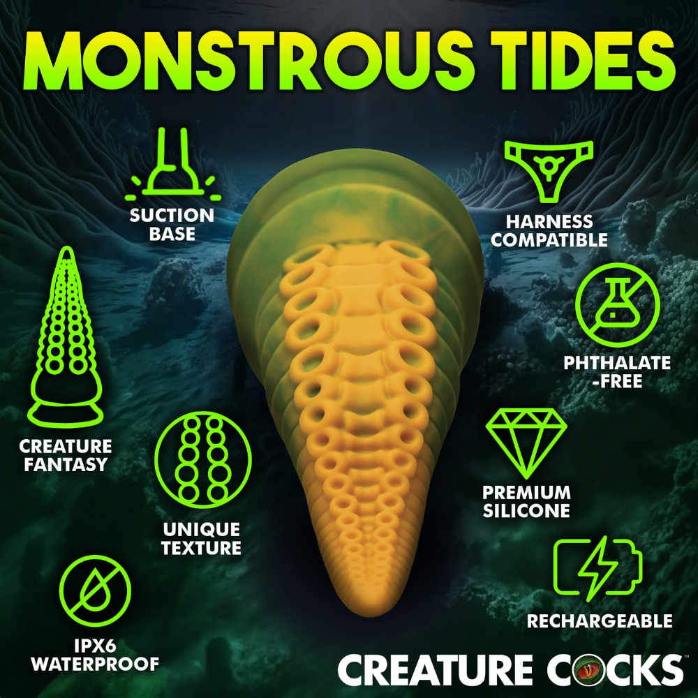 Monstropus 2.0 Vibrating Tentacle Fantasy Dildo Creature Cocks