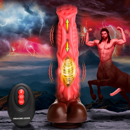 Centaur Thrusting & Vibrating Fantasy Dildo Creature Cocks